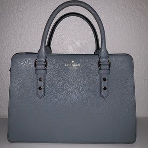 Baby blue lightly used kate spade handbag